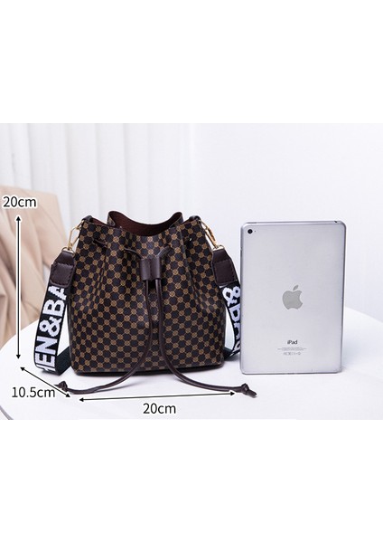 Kadın Kova Moda Crossbody Büyük Kapasiteli Para Çanta (Yurt Dışından) modelleri