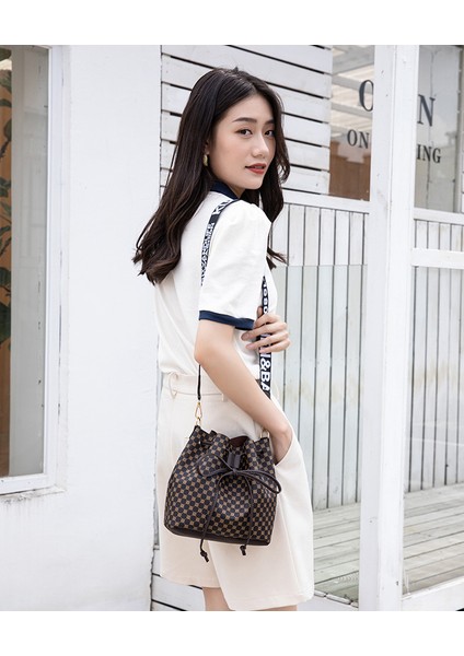 Kadın Kova Moda Crossbody Büyük Kapasiteli Para Çanta (Yurt Dışından) fırsatları
