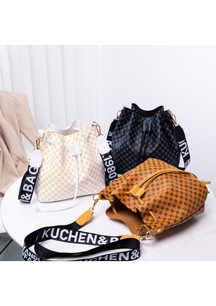 Kadın Kova Moda Crossbody Büyük Kapasiteli Para Çanta (Yurt Dışından) fiyatları