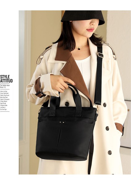 Omuz Moda Büyük Kapasiteli Sonbahar ve Kış Naylon Taşınabilir Kadın Crossbody Çanta (Yurt Dışından) modelleri