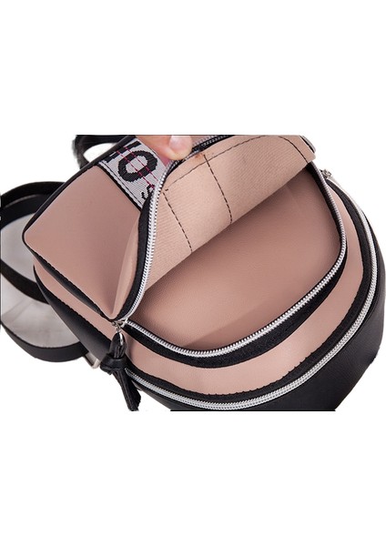 Kontrast Renkli Küçük Okul Şık Kore Tarzı Kadın Baskılı Sırt Çantası (Yurt Dışından) fırsatları