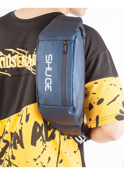 Göğüs Erkek Bel Küçük Sırt Öğrenci Omuz Crossbody Spor Koşu Rahat Çanta (Yurt Dışından)