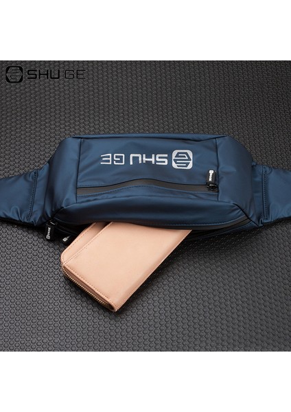 Göğüs Erkek Bel Küçük Sırt Öğrenci Omuz Crossbody Spor Koşu Rahat Çanta (Yurt Dışından)
