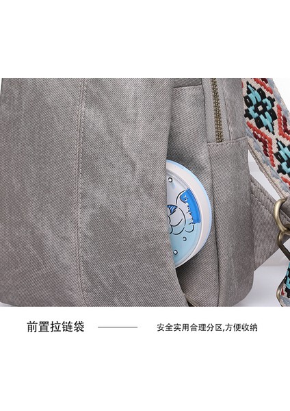 Retro Crossbody Casual Kadın Göğüs Omuz Çantası (Yurt Dışından) fırsatları