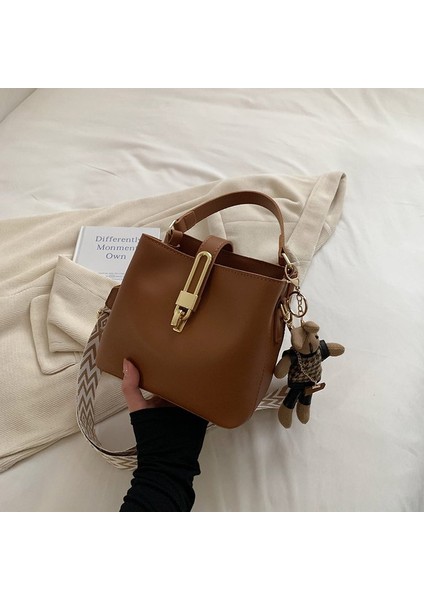 Kışlık Kadın Kova Omuz Crossbody Çanta (Yurt Dışından)