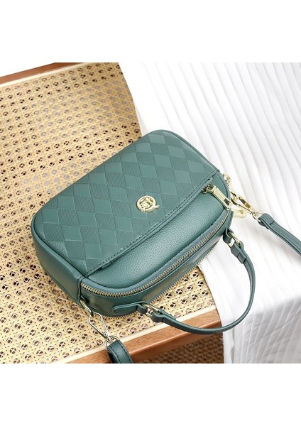 Kore Tarzı Moda Çok Katmanlı Büyük Kapasiteli Omuz Crossbody Çanta (Yurt Dışından)