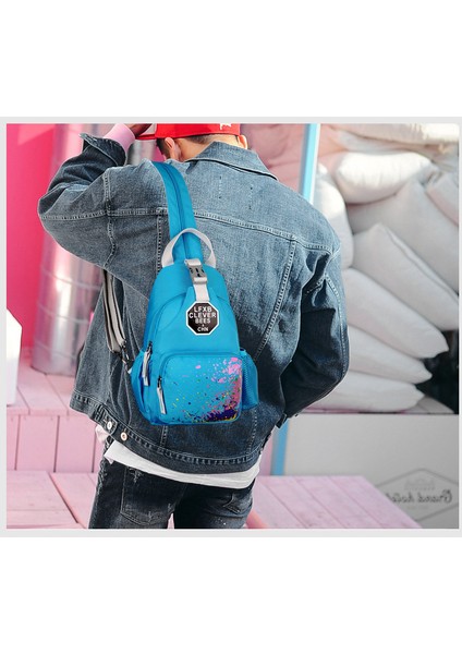 Moda Naylon Göğüs Çok Fonksiyonlu Küçük Sırt Omuz Kadın Crossbody Çanta (Yurt Dışından) fırsatları