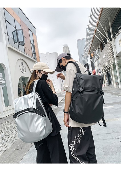 Moda Marka Sırt Erkek Üniversite Öğrencisi Okul Şık Seyahat Sırt Çantası (Yurt Dışından)