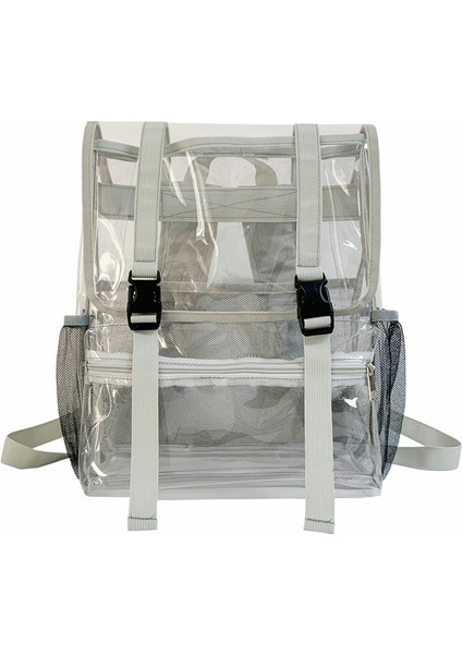 Şeffaf Sırt Pvc Seyahat Sırt Flip Pvc Şeffaf Çanta (Yurt Dışından)