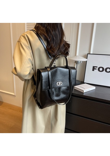 Büyük Kapasiteli Kadın Sırt Popüler ve Çok Yönlü Sırt Çantası (Yurt Dışından)