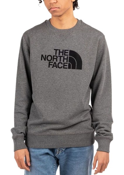 The North Face Drew Peak Crew Light Gri Sweatshirt