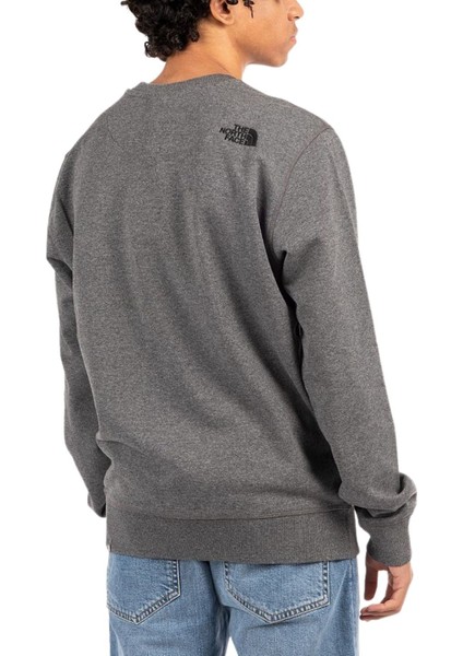 The North Face Drew Peak Crew Light Gri Sweatshirt