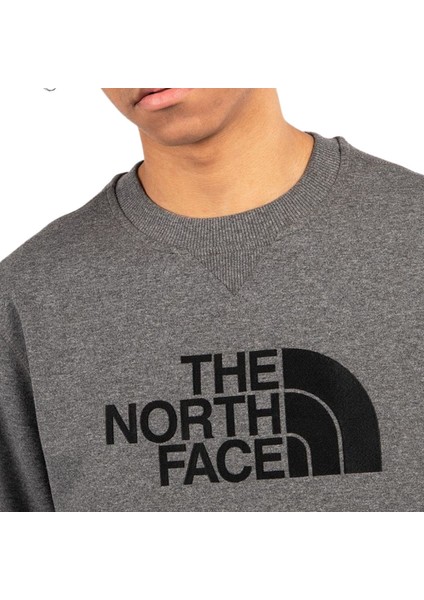 The North Face Drew Peak Crew Light Gri Sweatshirt