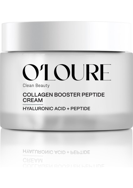 Collagen Booster Peptide Cream Yaşlanma Karşıtı Kolajen Artırıcı Peptit Hyaluronik Asit Yüz Kremi