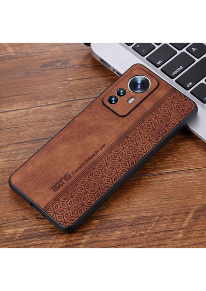 Xiaomi 12 Lite 5g Için Fall Anti Telefon Kasası, Şık Desen Baskılı Pu Deri+Tpu Telefon Koruyucu Kabuk-Kahverengi (Yurt Dışından) fiyatları