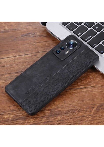 Xiaomi 12 Lite 5g Için Fall Anti Telefon Kasası, Şık Desen Baskılı Pu Deri+Tpu Telefon Koruyucu Kabuk-Black (Yurt Dışından) fırsatları