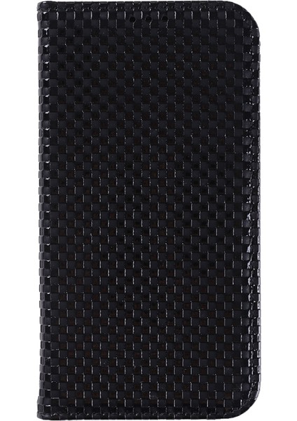 Xiaomi Için 12 Lite 5g Anti-Çizelge Anti-Slatch Telefon Kılıfı Manyetik Izgara Doku Pu Deri Stand Telefon Cüzdan Kapak Black (Yurt Dışından) indirimleri