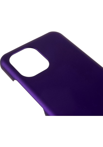 Xiaomi Için Redmi A1 4g/a2 4g Sert Pc Şok Geçirmez Telefon Kılıfı Ka Yüzey Parlak Yüzey Anti-Fingerprint Kapak-Mor (Yurt Dışından)