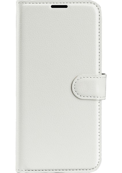 Xiaomi Için Redmi 10C/REDMI 10 (Hindistan) Stand Fonksiyon Litchi Doku Deri Kılıf Cüzdan Manyetik Cep Telefonu Koruyucu-Beyaz (Yurt Dışından) fiyatları