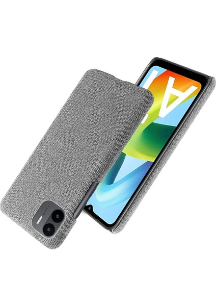 Xiaomi Redmi A1 4g/a2 4g Bez Doku Doku Anti Dalgalı Telefon Kılıfı Düz ​​renk Sert Pc Koruyucu Kapak Işık Gri (Yurt Dışından) fiyatları