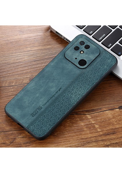 Xiaomi Redmi 10C 4g Slip Yan Yana Telefon Kasası Baskılı Pu Desen Kaplamalı Tpu Anti-Çizik Arka Kapak Yeşili (Yurt Dışından) indirimleri