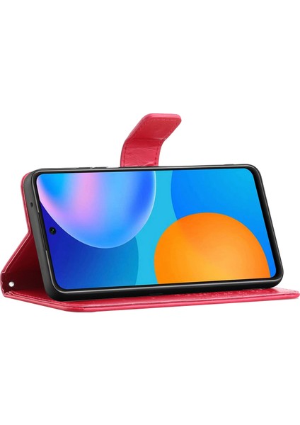 Xiaomi 12T 5g/redmi K50 Ultra 5G/12T Pro 5g Pu Deri Deri Baskılı Baykuş Ağacı Desen Kılıf Anti-Çizelge Cüzdan Stand Manyetik Toka Kapak-Kırmızısı (Yurt Dışından) fiyatları