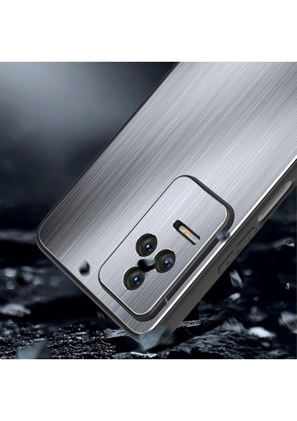Xiaomi Redmi K50 PRO/K50 Için Fırçalanmış Telefon Kılıfı, Alüminyum Alaşım Geri Damla Koşullu Kapak Tpu Çerçeve Telefon Kabuk Silver (Yurt Dışından) fırsatları