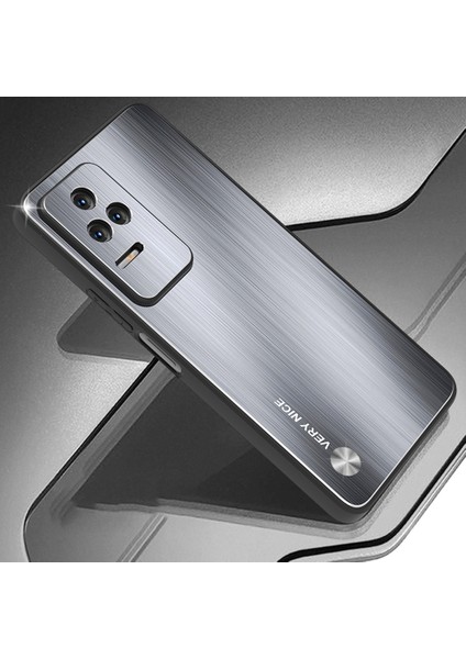 Xiaomi Redmi K50 PRO/K50 Için Fırçalanmış Telefon Kılıfı, Alüminyum Alaşım Geri Damla Koşullu Kapak Tpu Çerçeve Telefon Kabuk Silver (Yurt Dışından) indirimleri