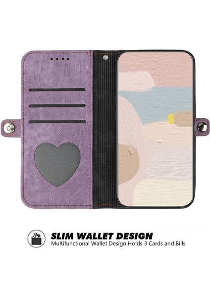 Xiaomi Redmi Için YX0020 10C 4g Eller Serbest Stand Telefon Çantası, Çift Manyetik Toka Pu Deri Deri Flip Kapak Kabuğu Strap-Light Mor ile (Yurt Dışından) fiyatları