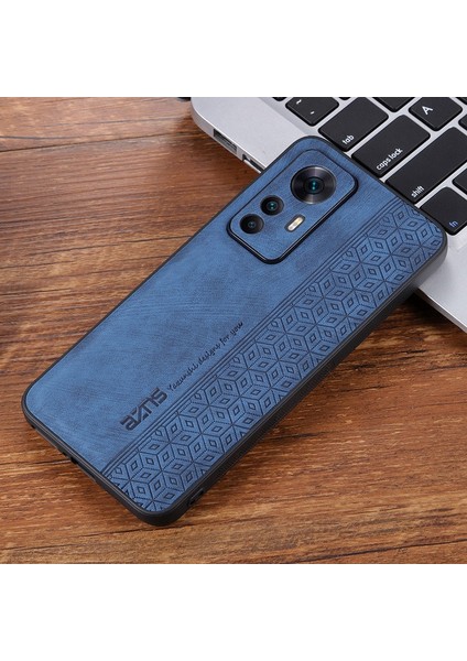 Xiaomi 12T 5g/redmi K50 Ultra 5g Anti-Çizelge Cep Telefonu Kapak Kabuğu Baskılı Desen Pu Deri+Tpu Telefon Kılıf Mavisi (Yurt Dışından) indirimleri