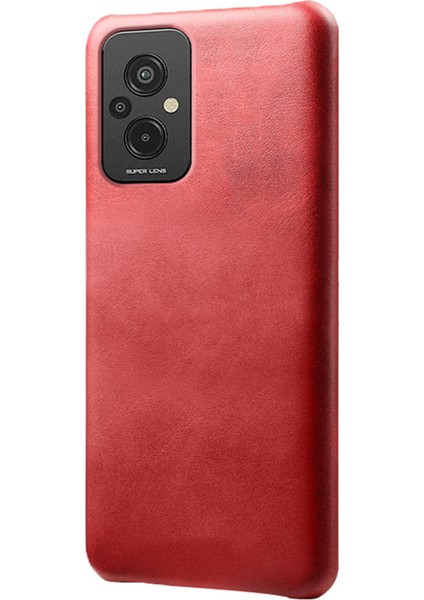 Xiaomi Redmi Için 11 Prime 4g Buzağı Dokulu Pu Deri Kaplamalı Pc Koruyucu Kapak Şok Geçirmez Telefon Geri Koruyucu (Yurt Dışından)