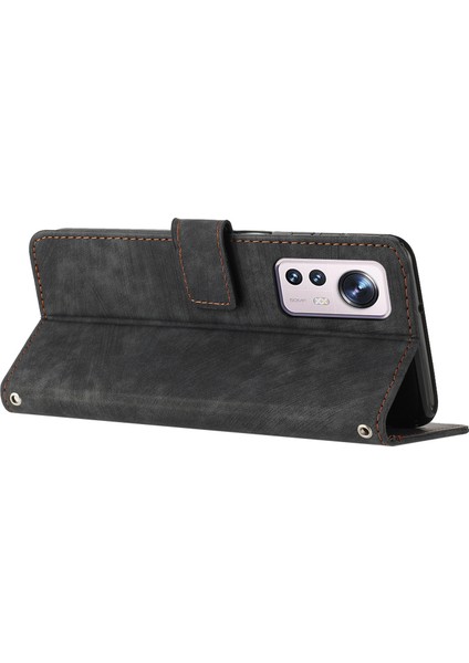 Veya Xiaomi 12 Lite 5g Cilt Touch Hatları Dışında Telefon Kılıfı Deri Cüzdan Flip Stand Mobil Kapak Black (Yurt Dışından) indirimleri