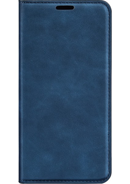 Ipeksi-Touch Doku Deri Deri Kapak Xiaomi Poco X4 Pro 5g, Otomatik Absorbed Folio Flip Telefon Koruyucu Kılıf Cüzdan Katlanabilir Stand-Mavi (Yurt Dışından)
