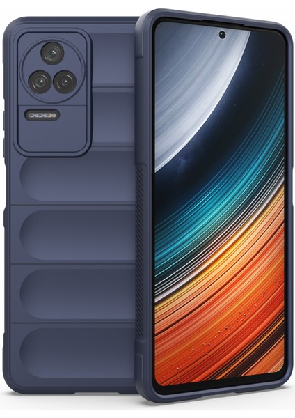 4U Sky Xiaomi Poco F4 5g/redmı K40S 5g Tpu Telefon Koruyucu Kılıfı, Çarpışmaya Dayanıklı Sağlam Kabuk Kapağı-Dark Mavi (Yurt Dışından)