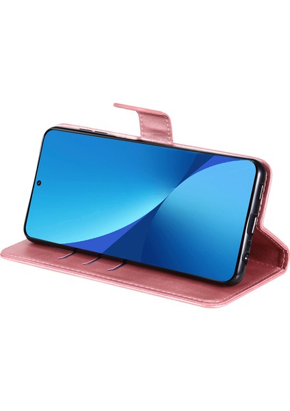 Xiaomi Için 12 Lite 5g Cüzdan Telefon Kılıfı Pu Deri Fermuar Cep Flip Stand Tasarım Anti-Çizelge Manyetik Kapatma Telefon Kapak Golü Altın (Yurt Dışından) modelleri