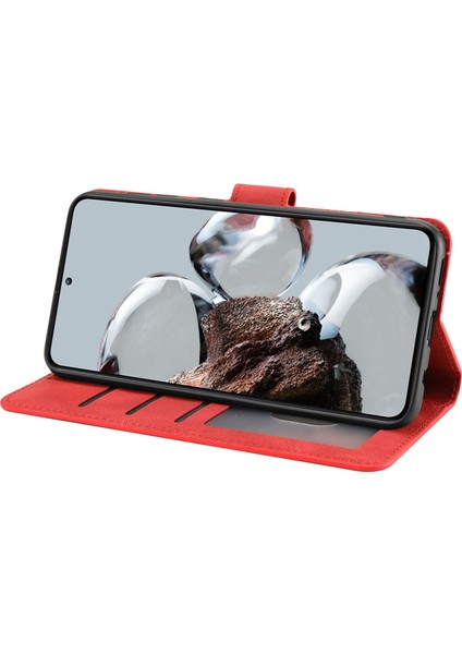 Xiaomi 12T 5G/12T Pro 5g/redmi K50 Ultra 5g Pu Deri+Tpu Şok Geçirmez Cüzdan Kapağı Folio Flip Stant Stand Telefon Kılıfı Strap-Red ile (Yurt Dışından) fiyatları