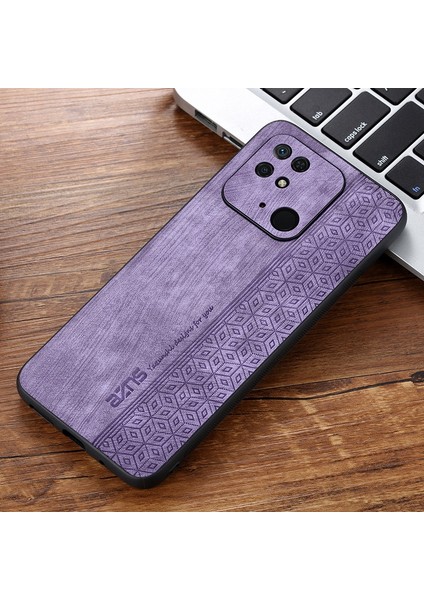 Xiaomi Redmi 10C 4g Anti-Slip Yan Telefon Kılıfı Için Baskılı Pu Deri Kaplamalı Tpu Anti-Çizelge Arka Kapak Morası (Yurt Dışından) indirimleri