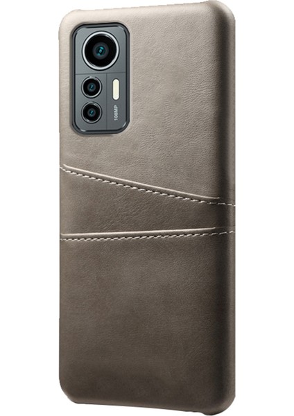 Xiaomi Için 12 Lite 5g Çift Kart Yuvalı Pu Deri Kaplamalı Cep Telefon Kılıfı Pu Deri Kaplamalı Sert Pc Anti-Çizelge Kabuk Grey (Yurt Dışından) fiyatları