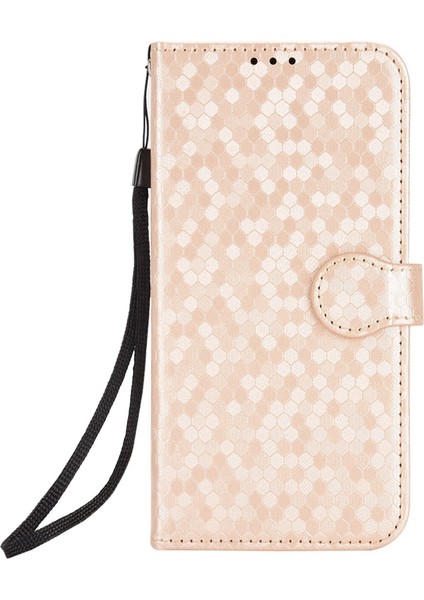 Xiaomi Poco M4 Için 5g Cüzdan Özelliği Pu Deri Flip Kapak Dot Desen Basılı Manyetik Kapatma Stand Şok Geçirmez Tpu Telefon Kılıfı Strap-Rose Altın (Yurt Dışından) fiyatları
