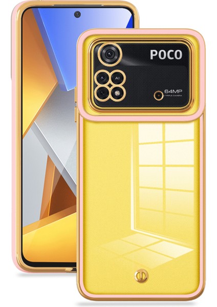 Xiaomi Poco M4 Pro 4g Için Tpu Telefon Kapağı, Elektrokaplatma Anti-Drop Telefon Vaka-Pembe (Yurt Dışından)