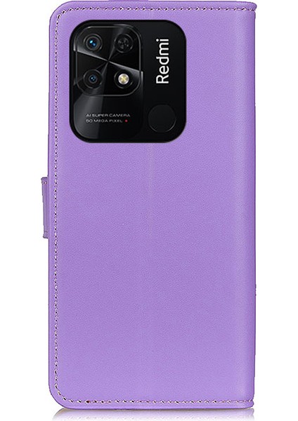 Xiaomi Redmi Için 10C Pu Deri Kasa Cüzdan Stand Çok Yönlü Koruma Telefonu Kapak-Mor (Yurt Dışından) indirimleri