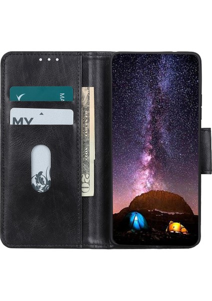 Xiaomi Redmi Için 10C Çift Katmanlı Koruma Pu Deri+Tpu Çılgın At Doku Doku Standı Cüzdan-Black ile Mobil Kapak (Yurt Dışından) indirimleri