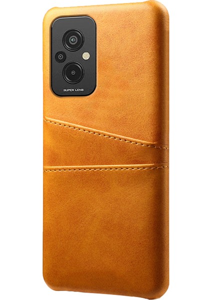 Xiaomi Redmi Için Damla Geçirmez Cep Telefonu Kapağı 11 Prime 4g Çift Kart Yuvaları Pu Deri Kaplamalı Pc Telefon Vaka-Orange (Yurt Dışından) fiyatları