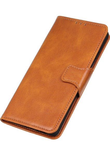Xiaomi Redmi Için 10C Çift Katmanlı Koruma Pu Deri+Tpu Çılgın At Doku Doku Standı Cüzdan-Brown ile Mobil Kapak (Yurt Dışından) fırsatları