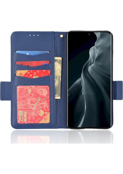 Xiaomi 12 Lite 5g Için Litchi Doku Telefon Kapağı, Cüzdan Stand Pu Deri Yan Manyetik Kelp! (Yurt Dışından) fiyatları