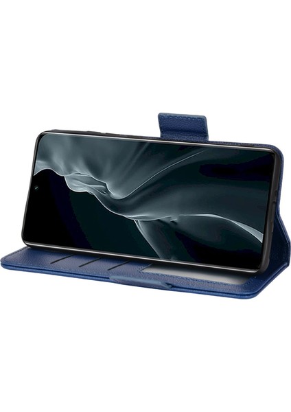 Xiaomi 12 Lite 5g Için Litchi Doku Telefon Kapağı, Cüzdan Stand Pu Deri Yan Manyetik Kelp! (Yurt Dışından) modelleri