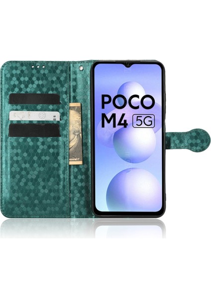 Xiaomi Poco M4 Için 5g Cüzdan Özelliği Pu Deri Flip Kapak Dot Desen Basılı Manyetik Kapatma Stand Şok Geçirmez Tpu Telefon Kılıfı (Yurt Dışından) modelleri