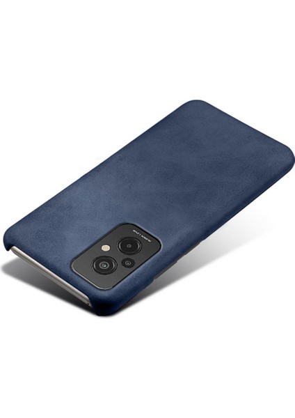 Xiaomi Redmi Için 11 Prime 4g Buzağı Dokulu Pu Deri Kaplamalı Pc Koruyucu Kapak Şok Geçirmez Telefon Geri Kılıf Mavisi (Yurt Dışından) modelleri