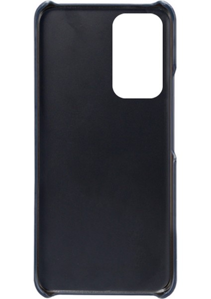 Xiaomi Redmi Için 11 Prime 4g Buzağı Dokulu Pu Deri Kaplamalı Pc Koruyucu Kapak Şok Geçirmez Telefon Geri Kılıf Mavisi (Yurt Dışından) fırsatları