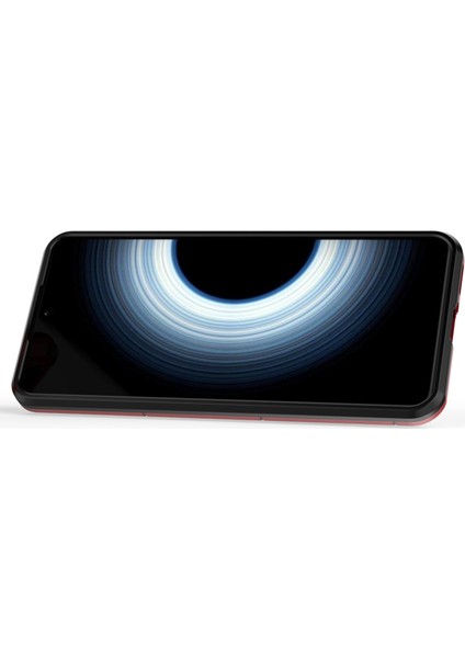 Xiaomi Redmi K50 Için Ultra 5G/12T 5g Ağır Hizmet Zırh Koruyucu Kapak Parmak Yüzüğü Kickstand Anti-Slip Sert Pc Yumuşak Tpu Şok Geçirmez Kasa-Kırmızı (Yurt Dışından)